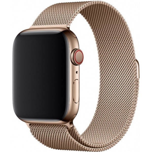 

Браслет Apple для смарт-часов Apple Watch Milanese Loop 38/40/42/44 Золото