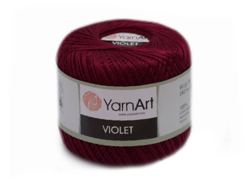 

YarnArt Violet, №0112 марсала, Бордовый