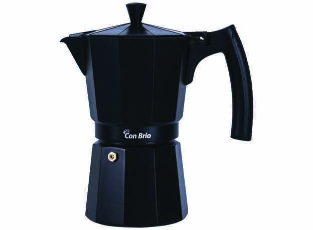

Кофеварка капельная алюминиевая 3 чашки 150мл индукция Con Brio CB-6403