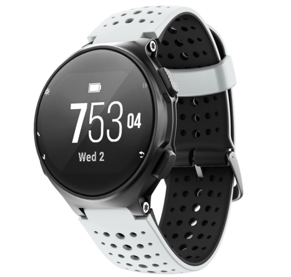 

Ремешок силиконовый для Garmin Forerunner 220/230/235/620/630/735 Белый