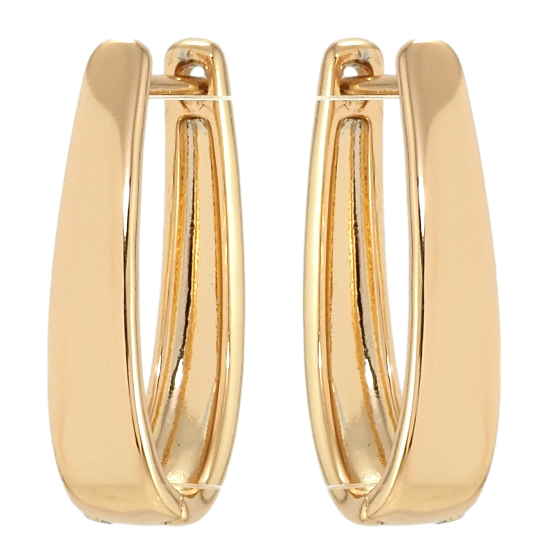 

Серьги Xuping Позолота 18K английский замок "Классика"