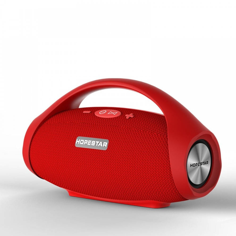 

Портативная акустическая стерео колонка Hopestar H32 red