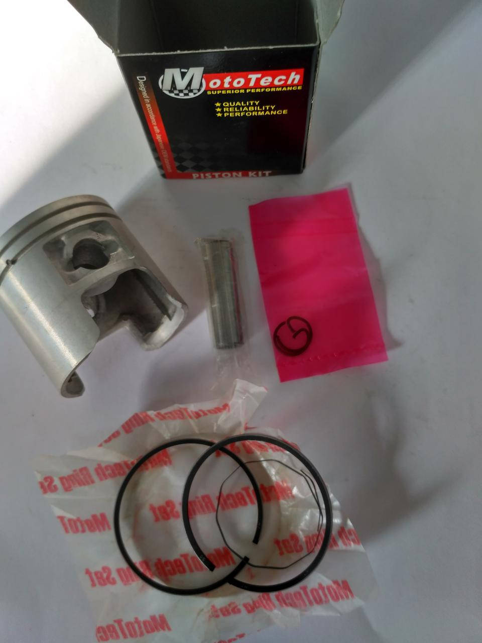 

Поршень ремонтный 44.75 Suzuki AD 65cc Sepia, Address (Mototech Тайвань)