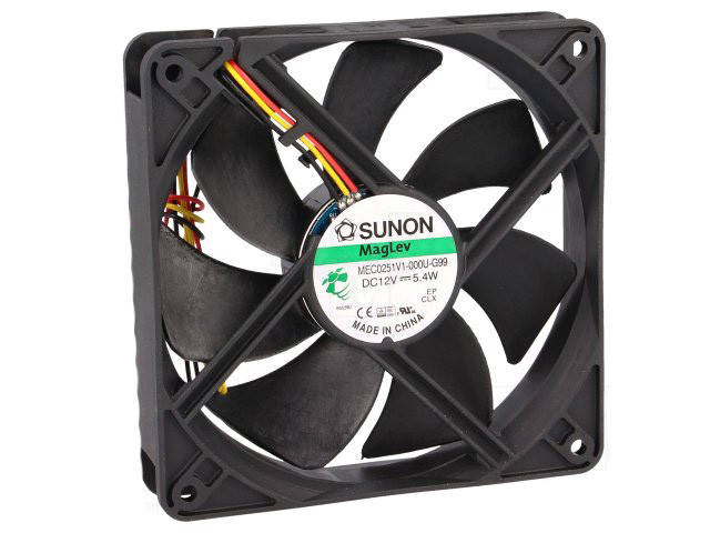 

Вентилятор 120x120x25, 12V, (MEC0251V1-G99) Sunon