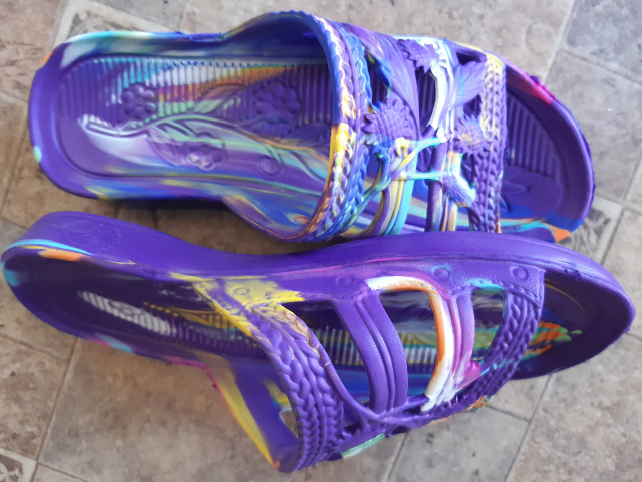 

Сланцы женские пляжные из ПВХ (пена) , расцветка микс , 36-41 размер. 36