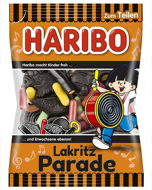 

Конфеты Желейные Лакричный Парад Харибо Haribo Laktitz Parade 200 г Германия
