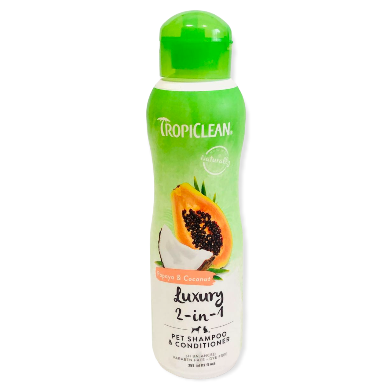 

Шампунь - кондиционер TropiClean Papaya&Coconut Папая и кокос увлажняющий 355мл