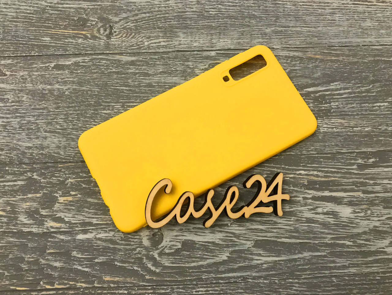 

TPU чехол накладка Candy для Samsung Galaxy A7 2018 (5 цветов) желтый
