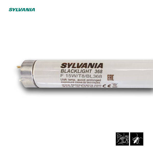 

Лампа ультрафиолетовая в ловушки для насекомых Sylvania F15W/T8/BL368 G13