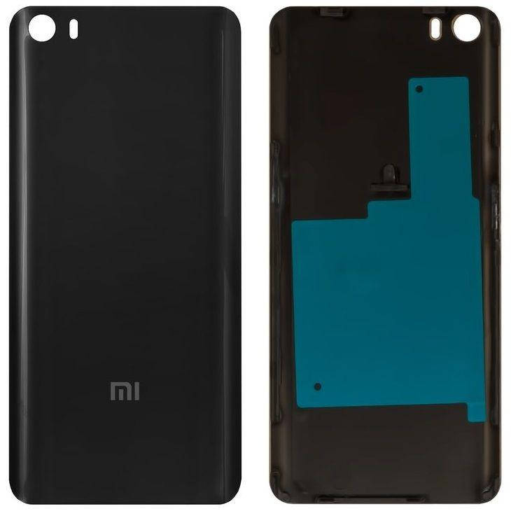 

Задняя крышка корпуса Xiaomi Mi5 Black Стекло, Черный