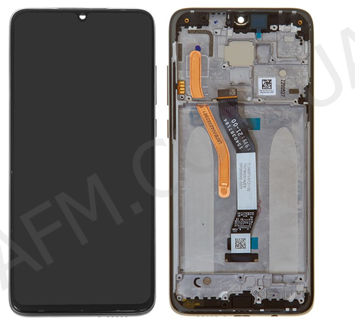 

Дисплей (LCD) Xiaomi Redmi Note 8 Pro (на 2 Sim) с сенсором чёрный + рамка