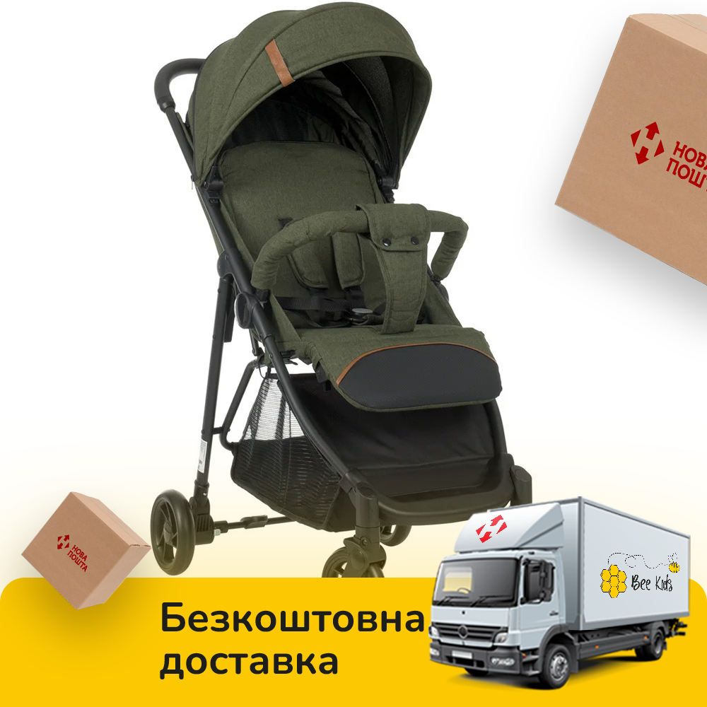 

Детская прогулочная коляска Bambi M 4249-2 Khaki, Хаки