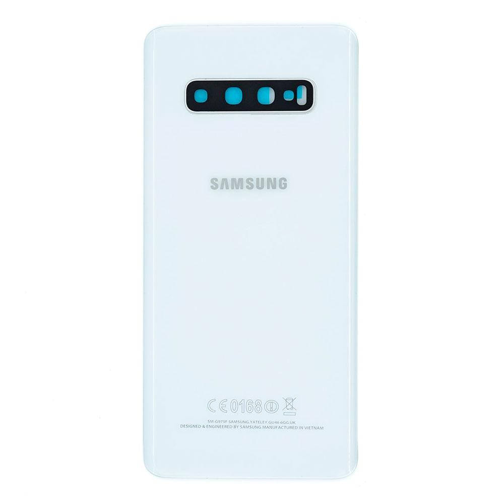 

Задняя крышка для Samsung G975F Galaxy S10 Plus (Prism white) (Original), Белый