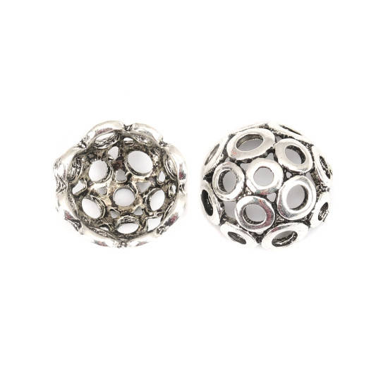 

Шапочки для бусин Finding Цветок Античное серебро Металл Для бусин 16 мм 16 мм x 16 мм