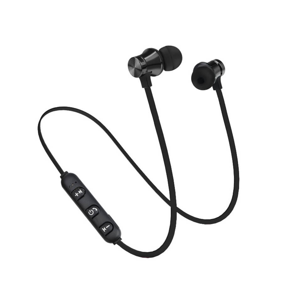 

Наушники Bluetooth Black Sport на магните Черный