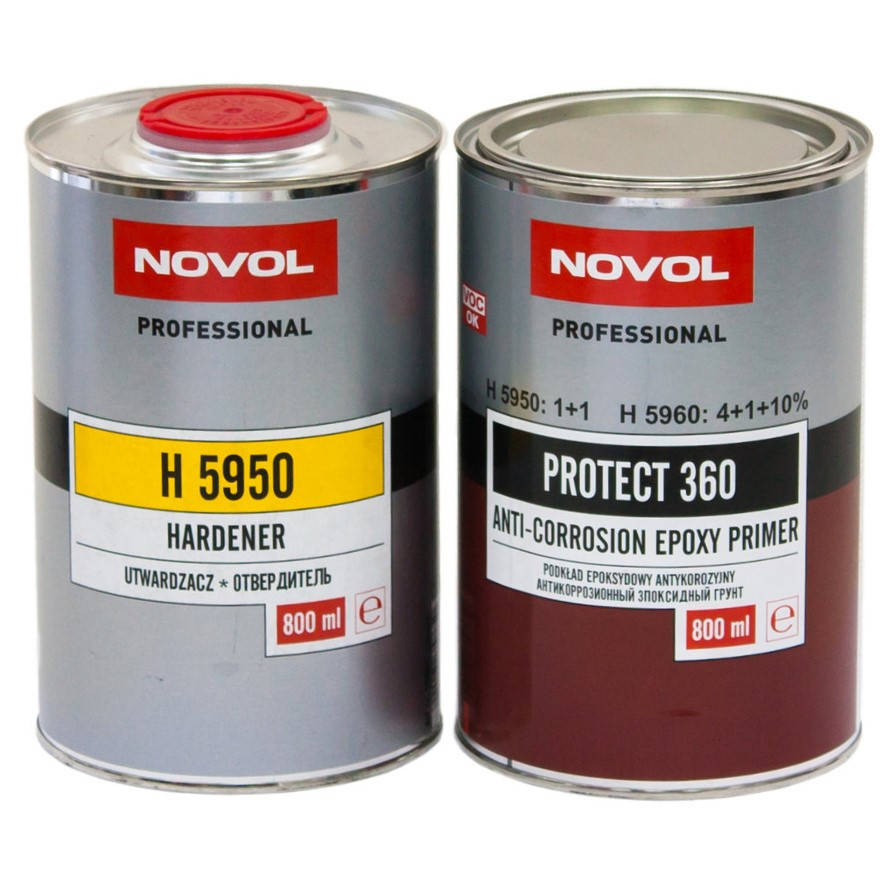 

Грунт эпоксидный антикоррозийный Novol PROTECT 360 1+1 0.8л с отвердителем 0.8л