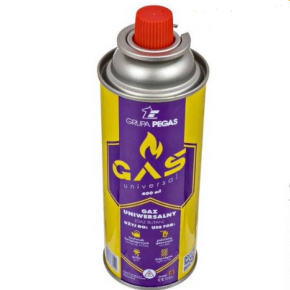 

Баллон газовый для туристических плит с цанговым подключением PEGAS Gas 227г/400мл.
