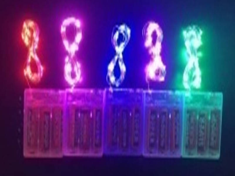 

Гирлянда портативная на батарейках AAx3 50LED 5,0м (разноцветный) COPPER-WIRE-50M-1 ( медный провод)