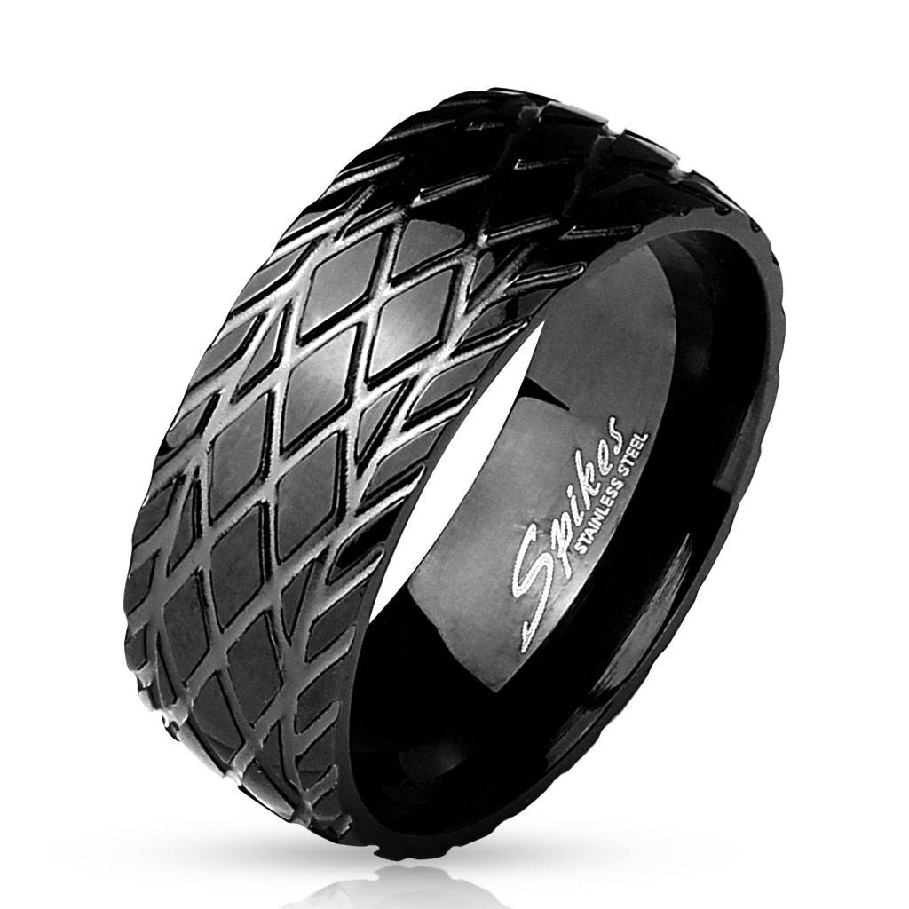 

Мужское черное кольцо от Spikes R-M4394, р. 19, 20, 20.5, 21.5 20