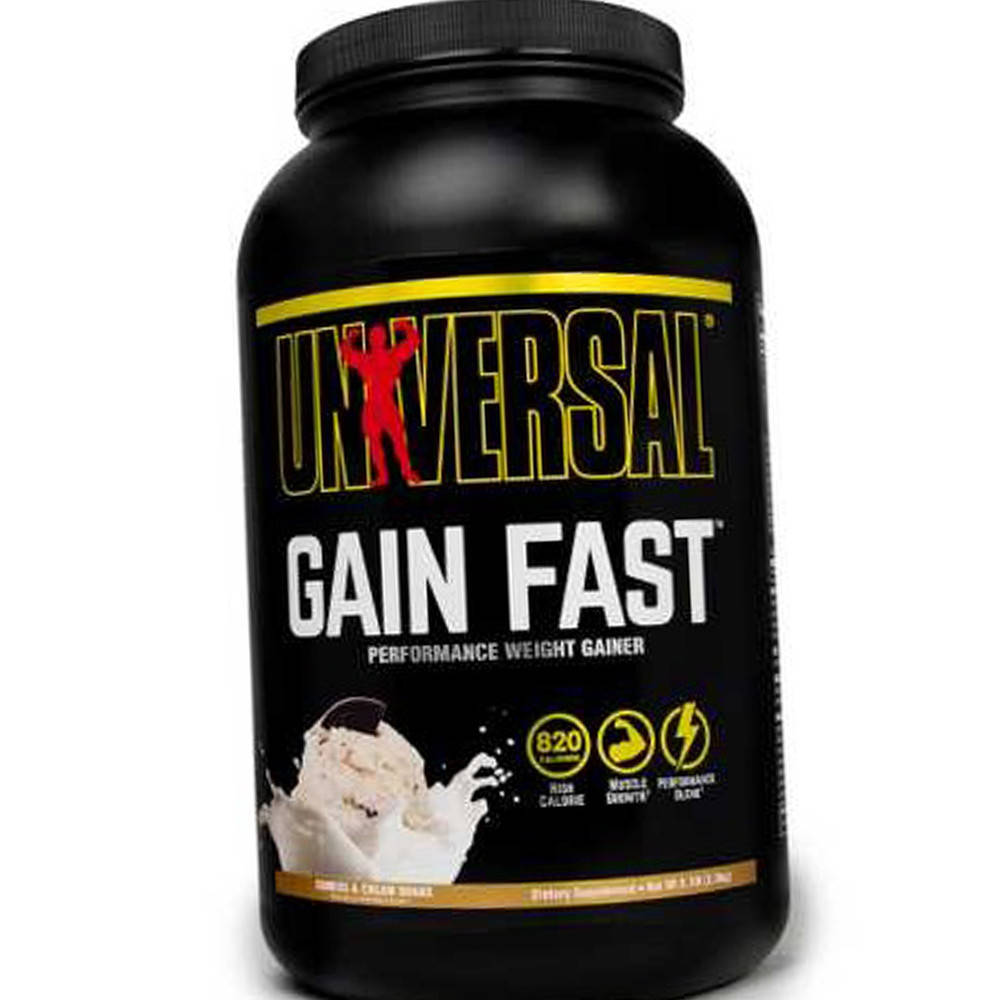 

Высокоуглеводный гейнер для набора веса Universal Gain Fast 2,3 кг