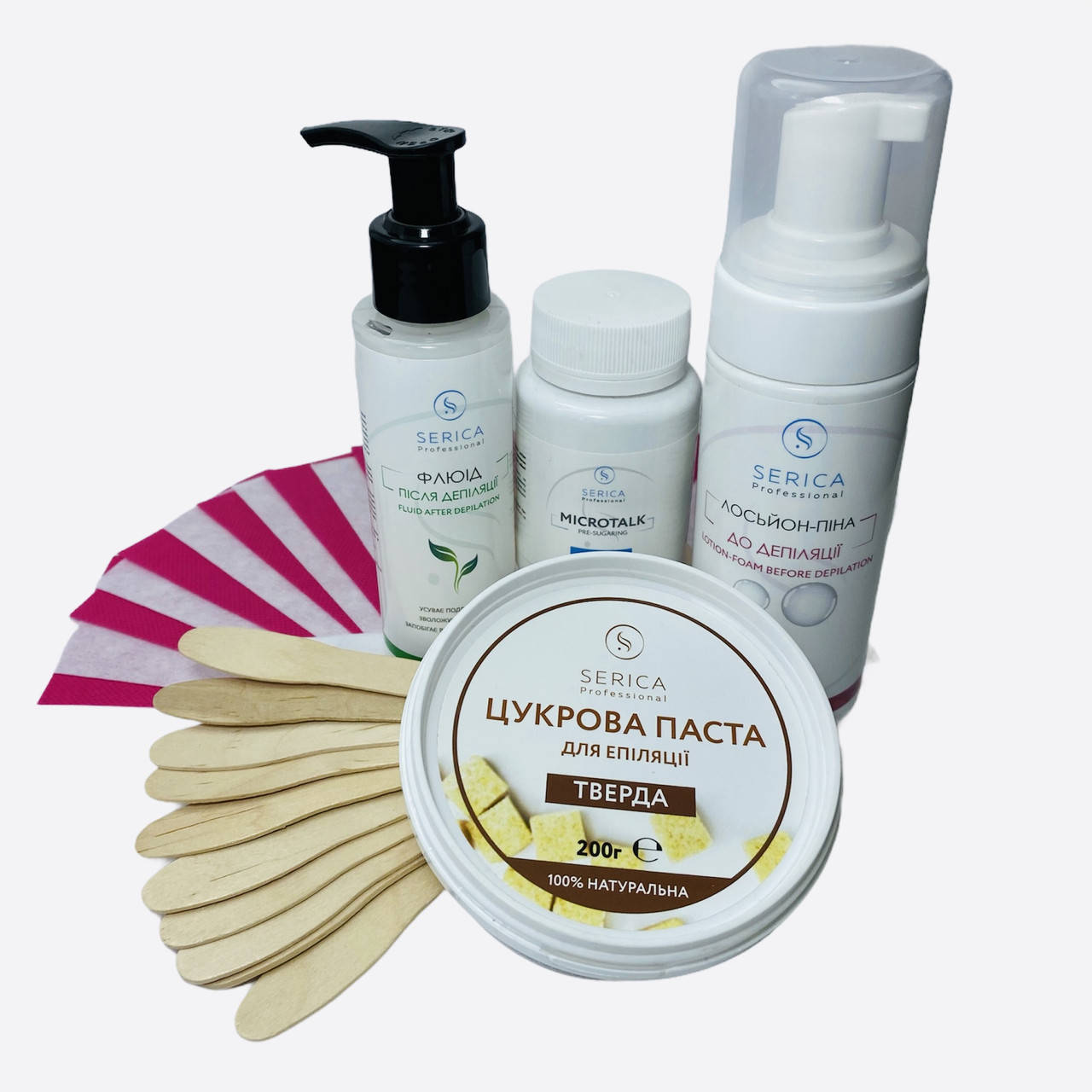 

Сахарная паста для шугаринга набор Serica Оригинал