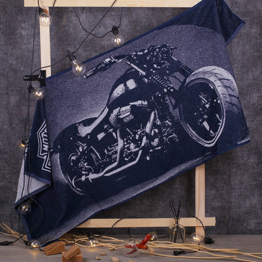 

Банное махровое полотенце Harley Davidson