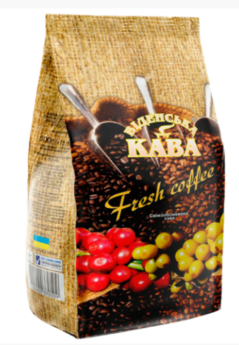 

Віденська кава в зернах Fresh Classic 500 гр Купаж арабика/робуста 4820000370509