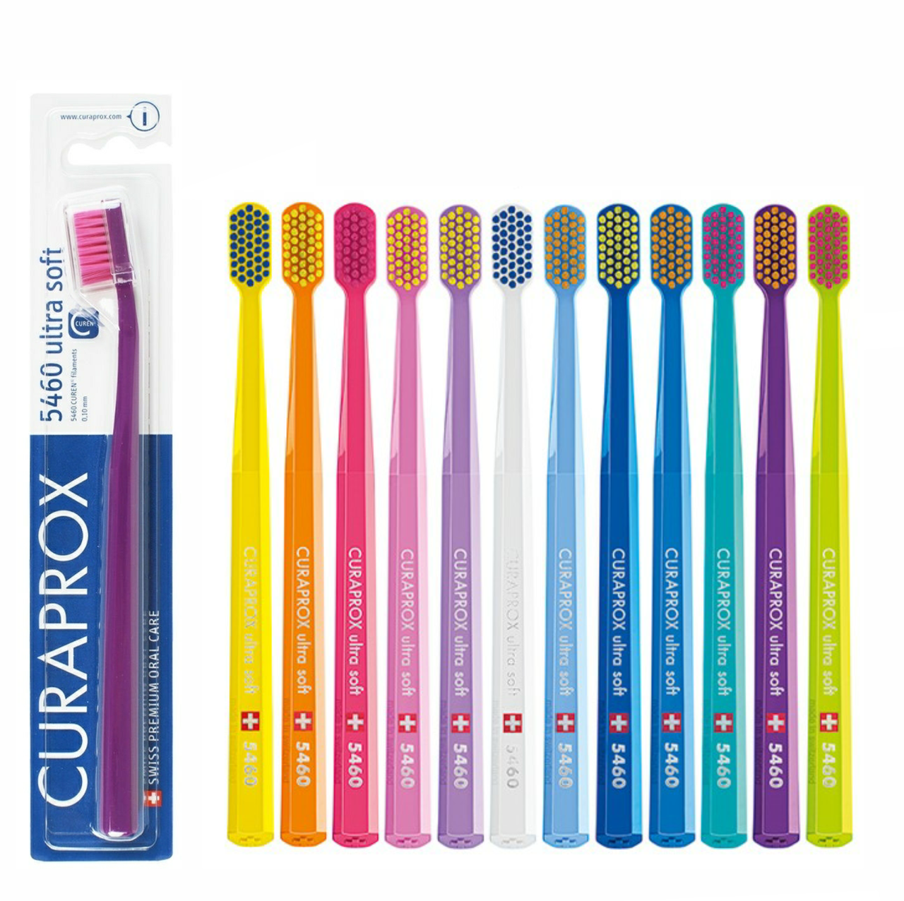 

Зубная щeтка Curaprox Ultra Soft CS 5460 (картонная упаковка), 1 шт