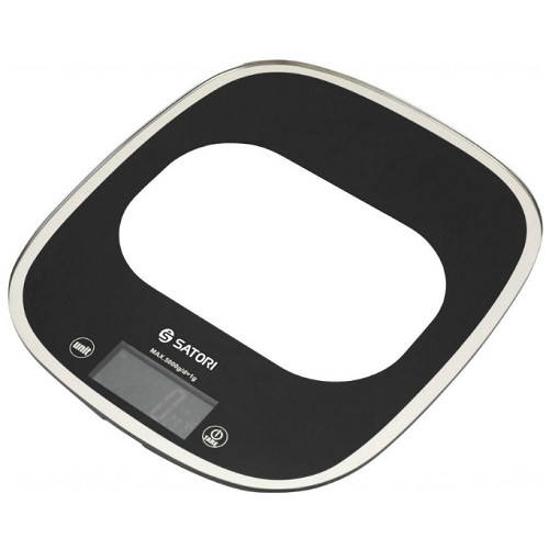 

Весы кухонные 5 кг SATORI 221-SA-ВL, стекло, 22,5 х 19,5 см
