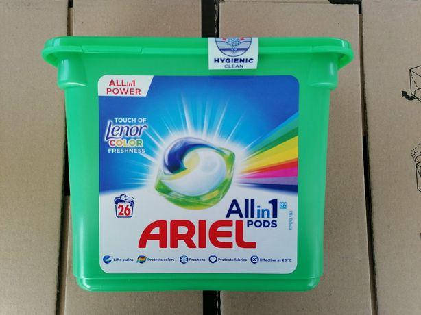 

Ariel Pods Touch of Lenor Fresh 3 в 1 капсули для прання з ленором 26 шт