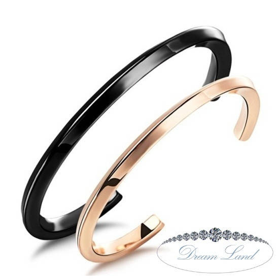 

Парные браслеты для влюбленных из нержавеющей медицинской стали "Тонкий стиль"