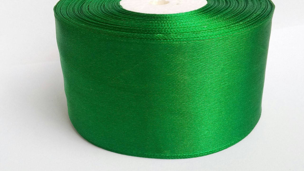 

Лента атласная 5 см зеленая #19