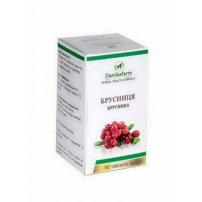 

Брусника таблетки 90 шт по 0.4 г