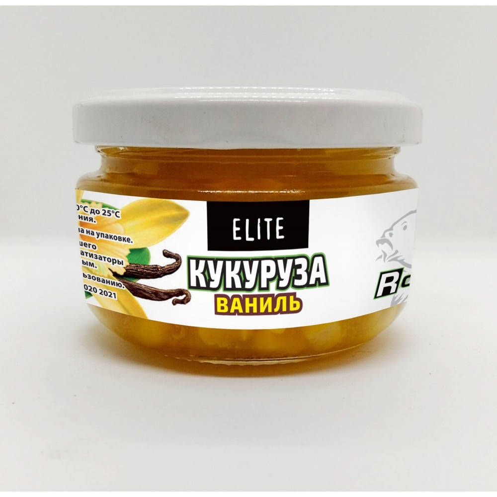 

Кукуруза консервированная Elite Robin "Ваниль" 125г стекло