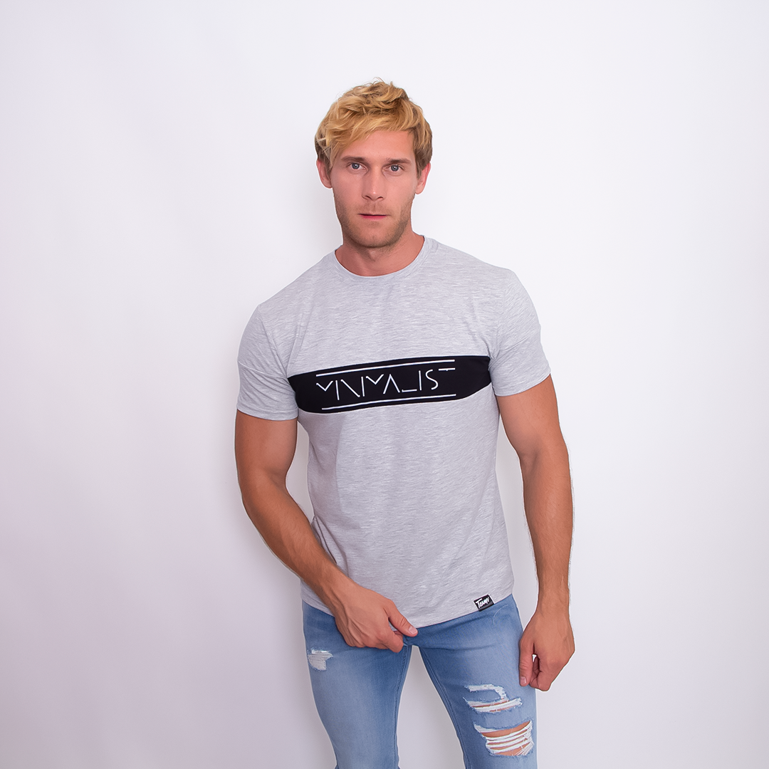 

Мужская футболка Teamv Minimal Серая L
