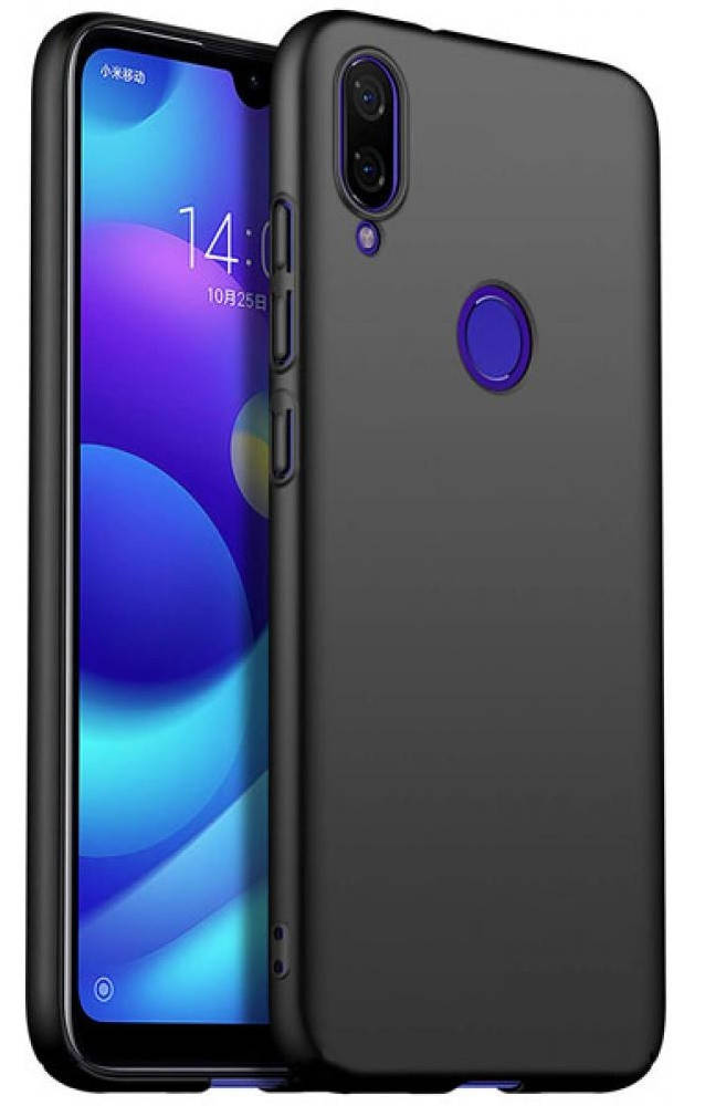 

Чехол для Xiaomi RedMi Note 7 силиконовый бампер черный