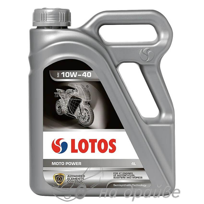 

Масло моторное MOTO POWER 4T 10W40 4 л Lotos Oil