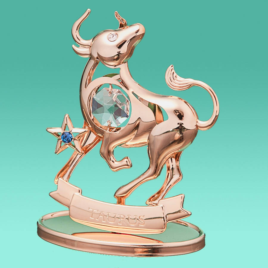 

Фигурка Crystocraft со стразами Swarovski Телец 8 см 0258-001 статуэтка стразы сваровски