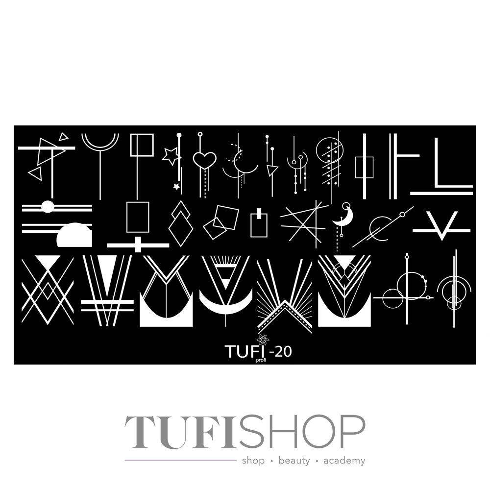 

Пластина для стемпинга TUFI profi PREMIUM №20 (0123677)