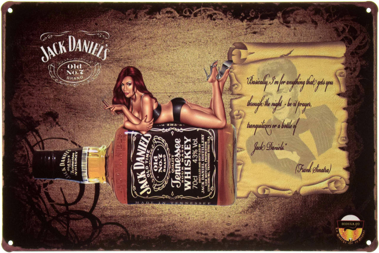 

Металлическая табличка "Jack Daniel's (Frank Sinatra)" (ms-00932)