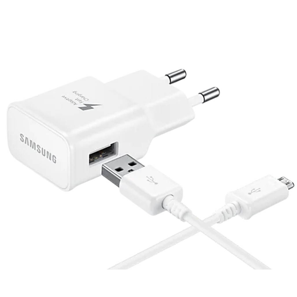 

Cетевое зарядное устройство Samsung Fast Charger 2A + MicroUSB Cable (EP-TA20EWEUGRU) White [22400], Белый