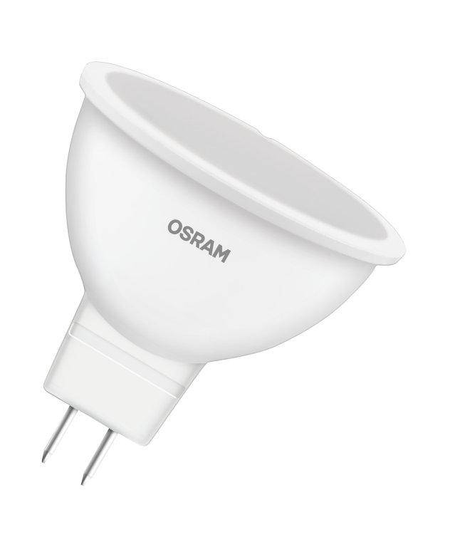 

Лампа светодиодная 7W, 230V, 700lm, 3000K, GU5.3, DIM Osram [4058075229006] Осрам LED Star MR16