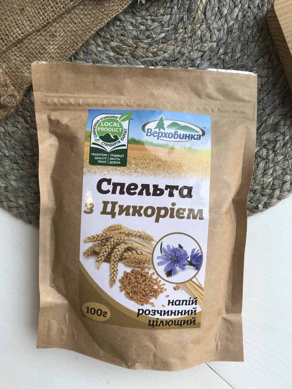 

Напиток Спельта с цикорием, Верховинка 100 г