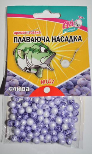 

Пенопластовые шарики Слива (миди) 6-8 мм