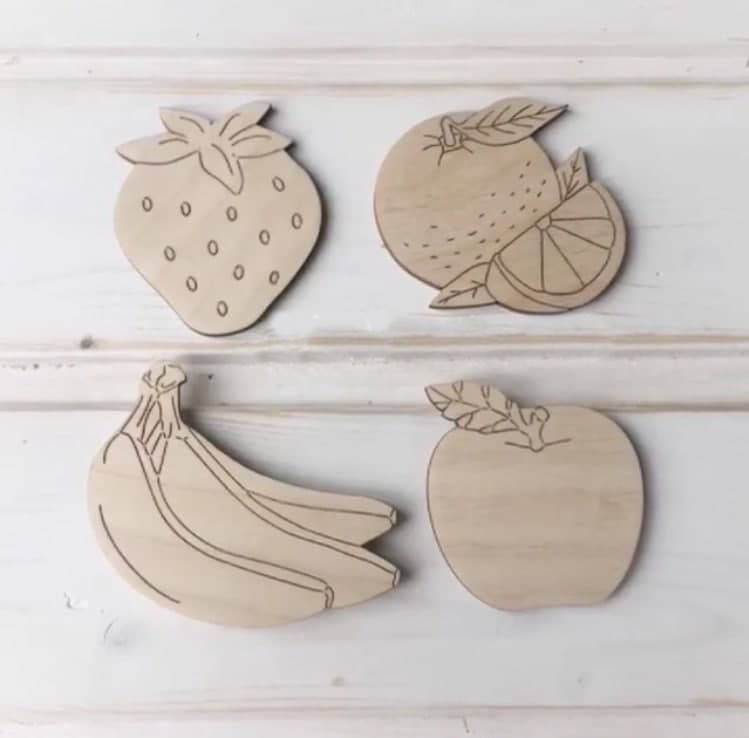 

Фрукты для бизиборда 50мм 4шт