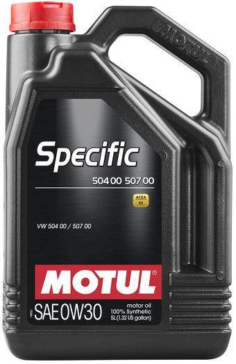

Масло моторное Motul SPECIFIC 504 00 507 00 SAE 0W30 (5L)