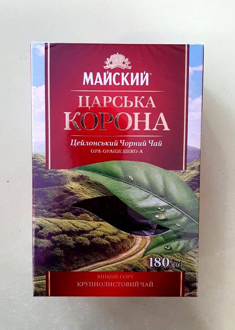

Чай Майский Царская Корона 180 г черный
