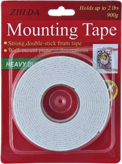 

Двостороння монтажна стрічка Mounting Tape на вспененой основе, Белый