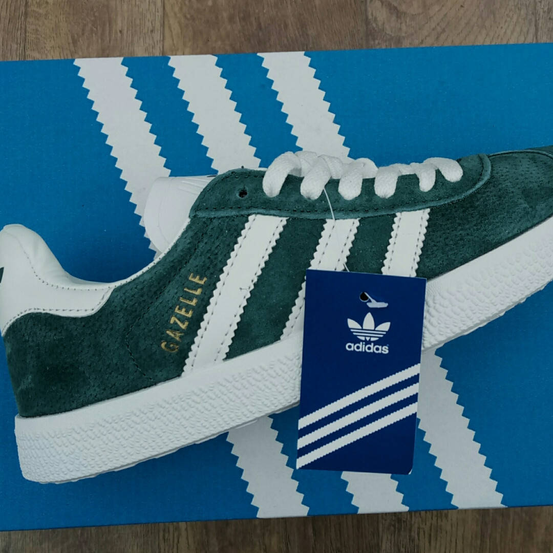 

Adidas Gazelle кроссовки женские замшевые изумруд 39 - 41