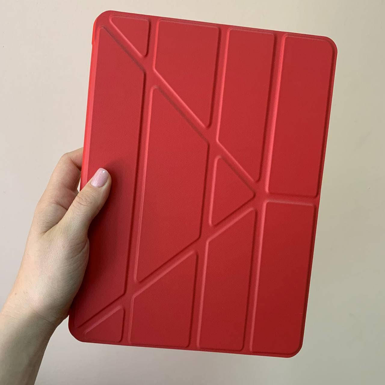 

Чехол книга для Apple iPad Air 4 10.9 смарт кейс с микрофиброй подставкой на планшет айпад аир 4 красная YCS, Красный